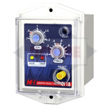 Earth Fault Relay EF 18 0.1-2A, AC 220/240V 50/60Hz