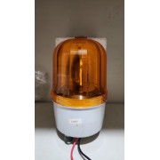 Rotating LED Alarm Lamp Light Emergency Flashing Signal Lamp Yellow