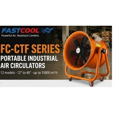FASTCOOL FC-CTF Series – Portable Industrial Air Circulator