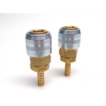 Foster 210-3703 3/8" Hose Barb Stem – ARO Style Air Hose Quick Coupler, 1/4" Body